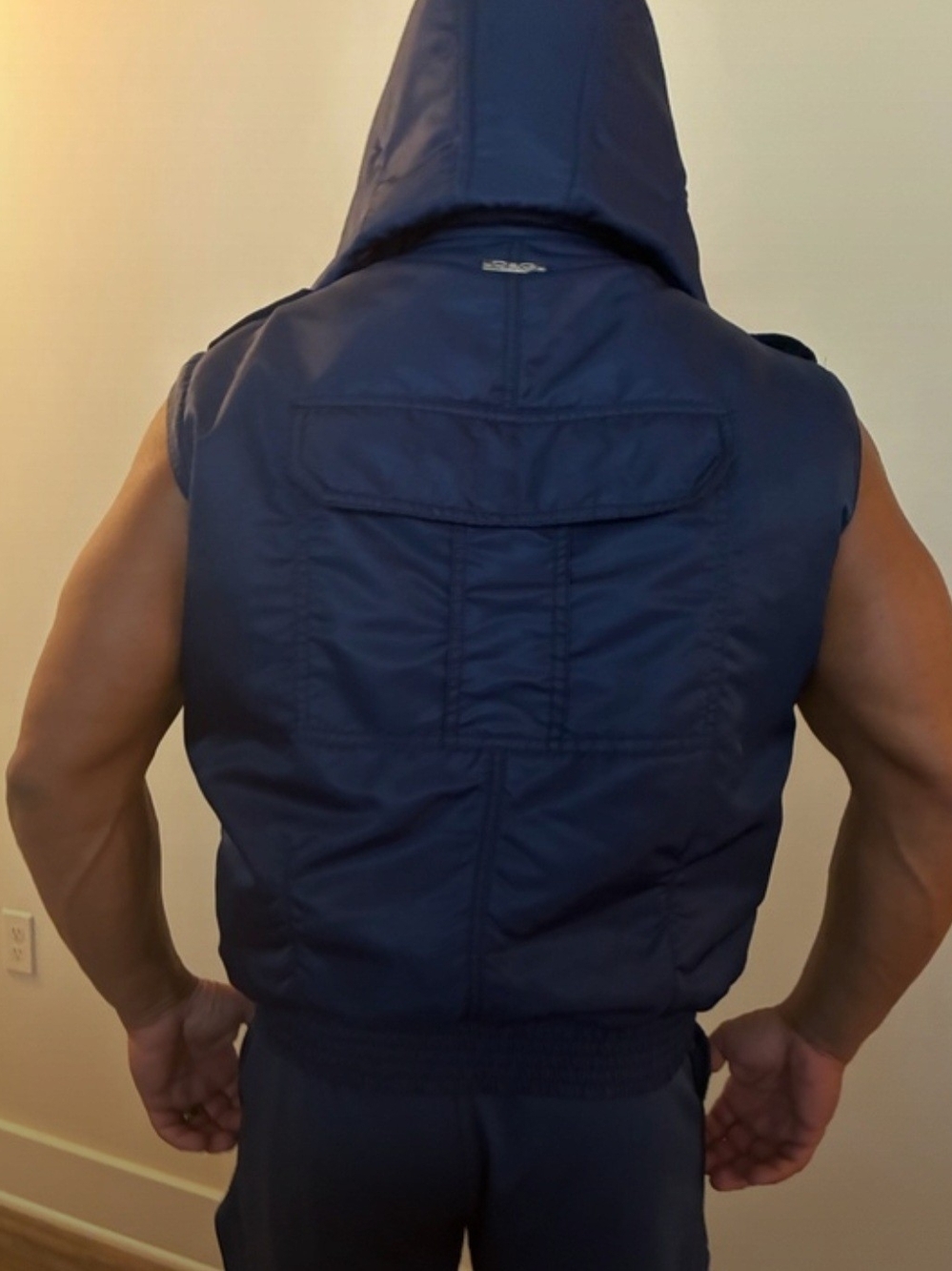D&G Men's 2000s Navy Blue Bomber Jacket - Picture 2 of 4
